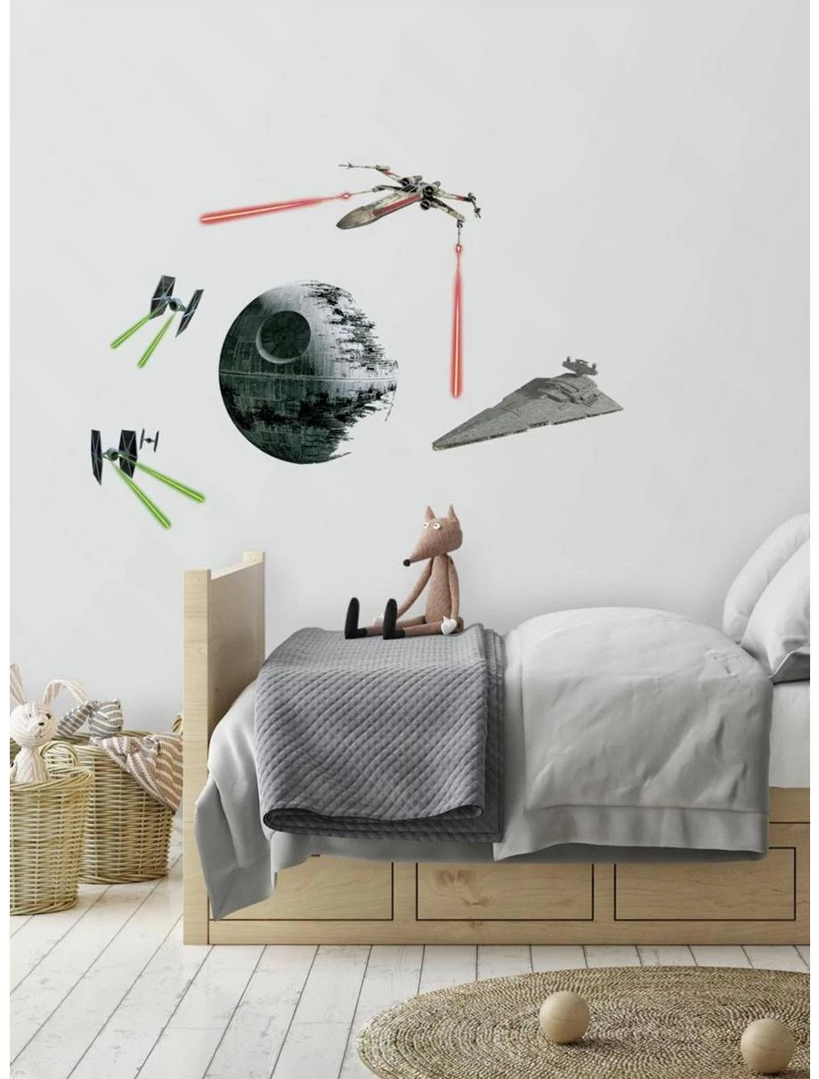 Star Wars Classic Space Ships Peel & Stick Giant Wall Decals 3 Star Wars Classic Space Ships Peel & Stick Giant Wall Decals