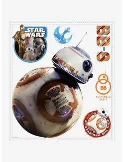 Star Wars The Force Awakens Episode VII BB-8 Peel & Stick Giant Wall Decal