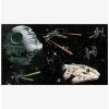 Star Wars Classic Vehicles Chair Rail Prepasted Mural