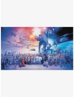 Star Wars Saga Chair Rail Prepasted Mural