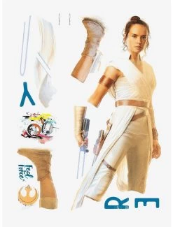 Star Wars Episode IX Rey Peel And Stick Giant Wall Decals 5 Star Wars Episode IX Rey Peel And Stick Giant Wall Decals -Home Furnishings Discount Store 13032912 av1
