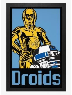 Star Wars Retro Droids Poster