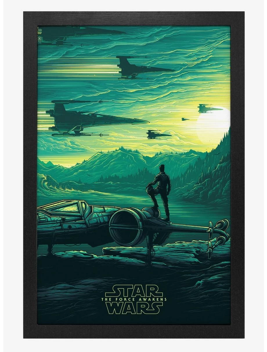 Star Wars The Force Awakens Poe Dameron Poster 3 Star Wars The Force Awakens Poe Dameron Poster