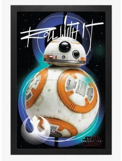 Star Wars The Last Jedi Bb8 Roll With It Poster