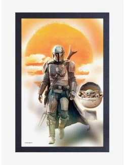 Star Wars The Mandalorian Mando & Yoda Poster