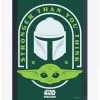 Star Wars The Mandalorian Stronger Than You Poster -Home Furnishings Discount Store 13269774 hi