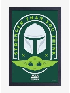 Star Wars The Mandalorian Stronger Than You Poster