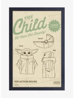 Star Wars The Mandalorian The Child 50 Year Poster