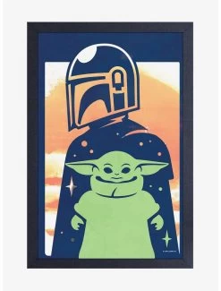 Star Wars The Mandalorian The Child Vector Poster
