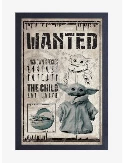 Star Wars The Mandalorian The Child Wanted Poster