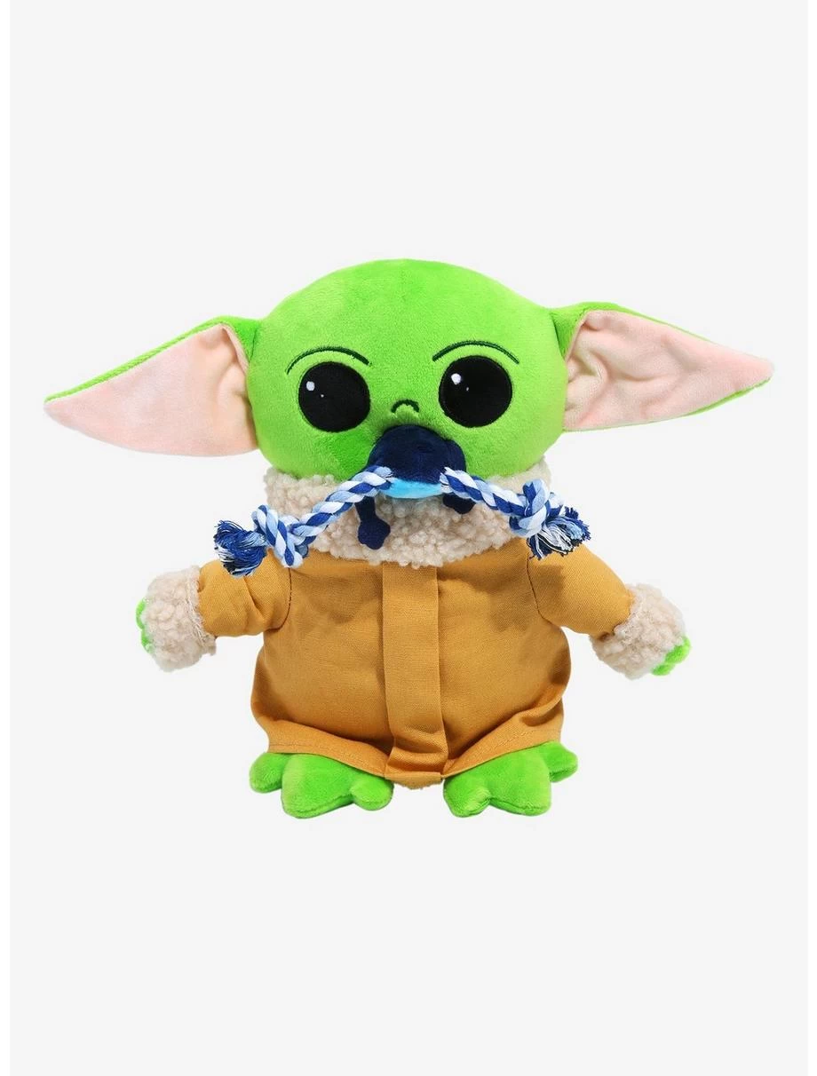 Star Wars The Mandalorian The Child & Frog 2-in-1 Pet Toy - BoxLunch Exclusive 3 Star Wars The Mandalorian The Child & Frog 2-in-1 Pet Toy - BoxLunch Exclusive