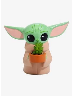 Star Wars The Mandalorian The Child Faux Succulent Planter - BoxLunch Exclusive