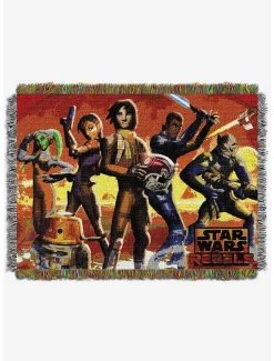Star Wars Red Hot Rebels Tapestry Throw