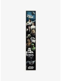 Star Wars Line Up Wood Wall Décor