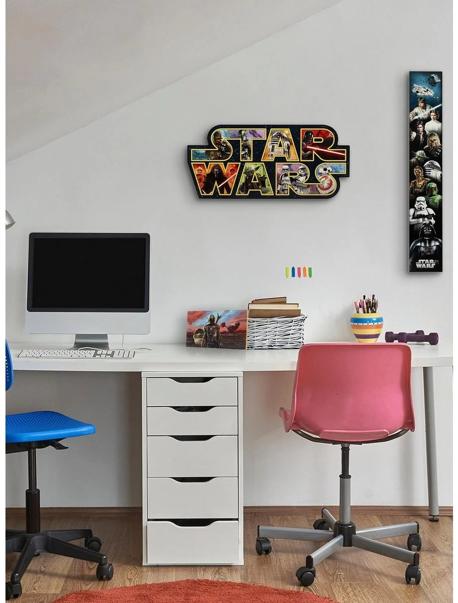 Star Wars Logo Collage Wood Wall Décor 6 Star Wars Logo Collage Wood Wall Décor - Image 4