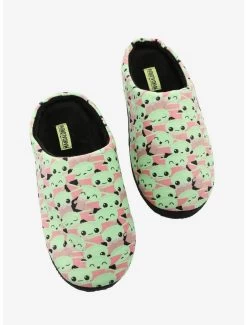 Star Wars The Mandalorian The Child Chibi Expressions Slippers - BoxLunch Exclusive -Home Furnishings Discount Store 15543078 av2