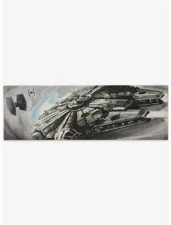 Star Wars Millenium Falcon Canvas With Backer Wall Decor