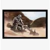 Star Wars The Mandalorian Mando Sand Dunes Framed Wood Wall Art -Home Furnishings Discount Store 15879727 hi