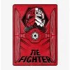 Star Wars Classic Tie Fighter Silk Touch Throw -Home Furnishings Discount Store 15934394 hi
