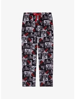 Star Wars Character Grid Allover Print Sleep Pants - BoxLunch Exclusive