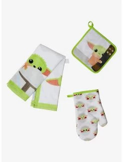 Star Wars The Mandalorian Mando & Grogu Chibi Kitchen Set - BoxLunch Exclusive