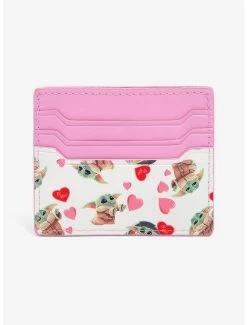 Star Wars The Mandalorian Grogu Hearts Cardholder - BoxLunch Exclusive -Home Furnishings Discount Store 16334612 av1