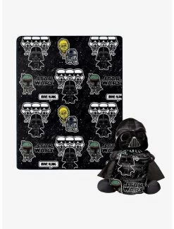 Star Wars Classic Space Vader Hugger Pillow And Throw Set