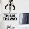 Star Wars The Mandalorian This Is The Way Peel & Stick Wall Decals -Home Furnishings Discount Store 16997278 hi