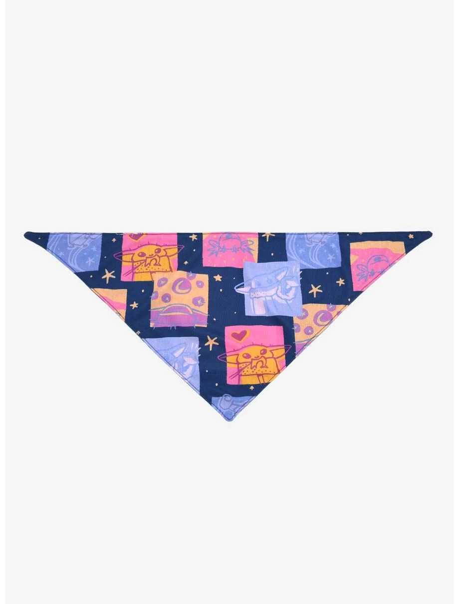 Star Wars The Mandalorian Grogu Wanted Reversible Pet Bandana - BoxLunch Exclusive 4 Star Wars The Mandalorian Grogu Wanted Reversible Pet Bandana - BoxLunch Exclusive - Image 2