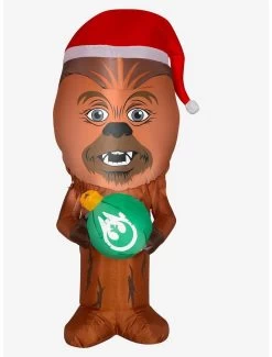 Star Wars Chewbacca Santa Hat Inflatable Decor