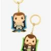 Loungefly Star Wars: Episode I - The Phantom Menace Chibi Obi-Wan & Qui-Gon Jedi Keychain Set - BoxLunch Exclusive -Home Furnishings Discount Store 17352399 hi