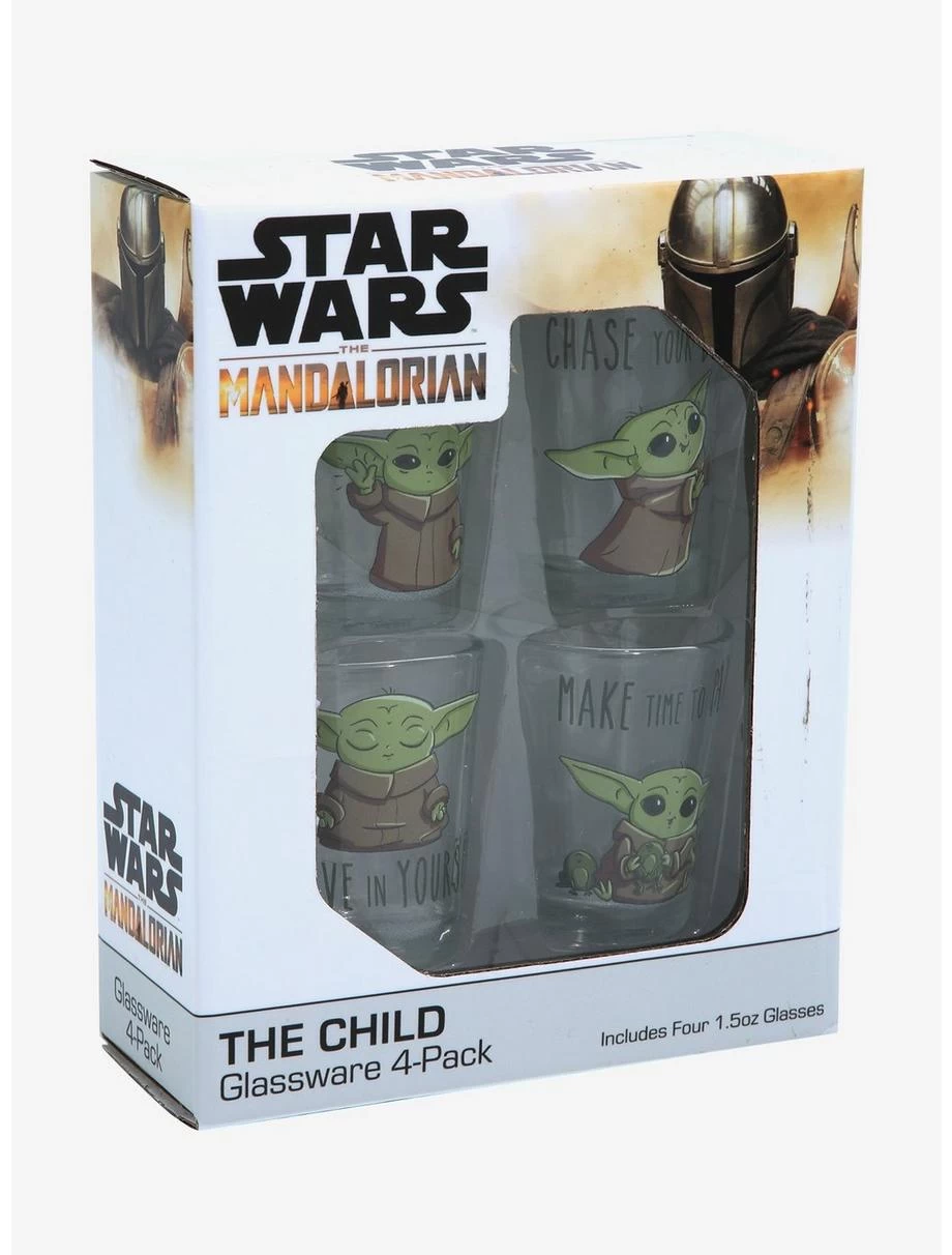 Star Wars The Mandalorian The Child Mini Glass Set 6 Star Wars The Mandalorian The Child Mini Glass Set - Image 4
