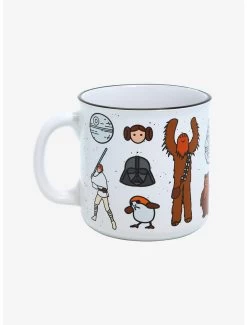 Star Wars Minimalist Portraits Allover Print Camper Mug