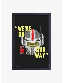 Star Wars The Bad Batch On Our Way Framed Wood Wall Art