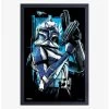 Star Wars The Clone Wars Clone Rex Framed Wood Wall Art -Home Furnishings Discount Store 17988510 hi
