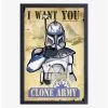 Star Wars The Clone Wars I Want You Framed Wood Wall Art -Home Furnishings Discount Store 17988517 hi