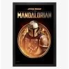 Star Wars The Mandalorian Circle Framed Wood Wall Art -Home Furnishings Discount Store 17988537 hi