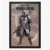 Star Wars The Mandalorian Grey Stance Framed Wood Wall Art -Home Furnishings Discount Store 17988542 hi