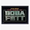 Star Wars Book Of Boba Fett Logo Metal Framed Wood Wall Art -Home Furnishings Discount Store 17988697 hi