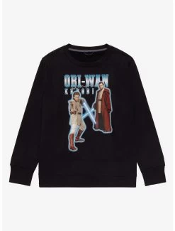 Star Wars: Episode II - Attack Of The Clones Obi-Wan Retro Crewneck - BoxLunch Exclusive