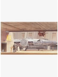 Star Wars Ralph Mcquarrie's Star Wars Docking Bay Millennium Falcon Peel & Stick Mural