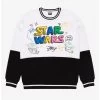 Star Wars Yoda Doodle Art Panel Crewneck - BoxLunch Exclusive -Home Furnishings Discount Store 18745091 hi