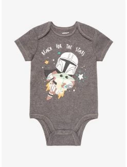 Star Wars The Mandalorian Reach For The Stars Infant One-Piece - BoxLunch Exclusive