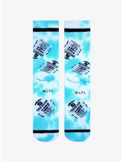 Star Wars Chibi R2-D2 Tie-Dye Crew Socks - BoxLunch Exclusive 7 Star Wars Chibi R2-D2 Tie-Dye Crew Socks - BoxLunch Exclusive -Home Furnishings Discount Store 18859124 av2