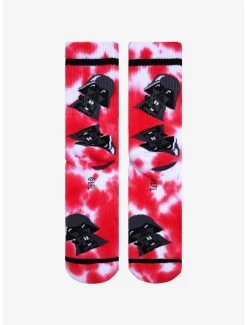 Star Wars Chibi Darth Vader Tie-Dye Crew Socks - BoxLunch Exclusive 7 Star Wars Chibi Darth Vader Tie-Dye Crew Socks - BoxLunch Exclusive -Home Furnishings Discount Store 18859126 av2