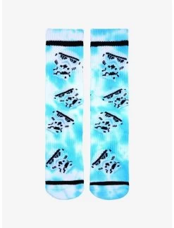 Star Wars Chibi Stormtrooper Tie-Dye Crew Socks - BoxLunch Exclusive -Home Furnishings Discount Store 18859128 av1