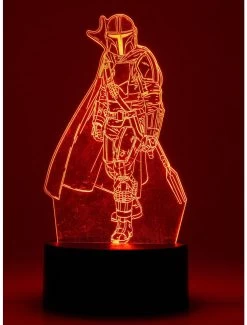 Star Wars The Mandalorian Mando LED Acrylic Light -Home Furnishings Discount Store 19115740 av2