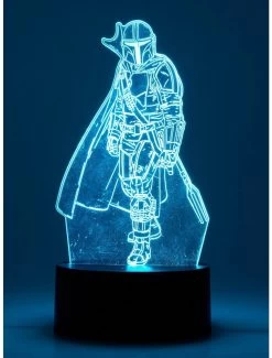 Star Wars The Mandalorian Mando LED Acrylic Light -Home Furnishings Discount Store 19115740 av5