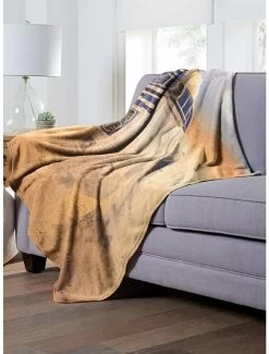 Star Wars Artoo Throw Blanket 9 Star Wars Artoo Throw Blanket -Home Furnishings Discount Store 19293311 av2