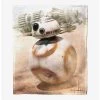 Star Wars Bb-8 Droid Throw Blanket